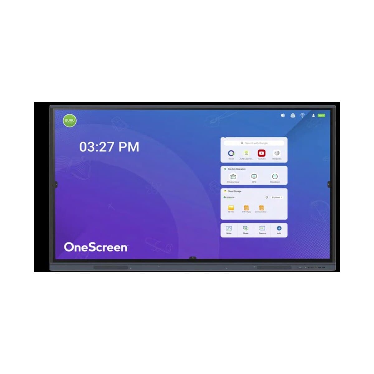 OneScreen TL7 55" interaktiv lövhə