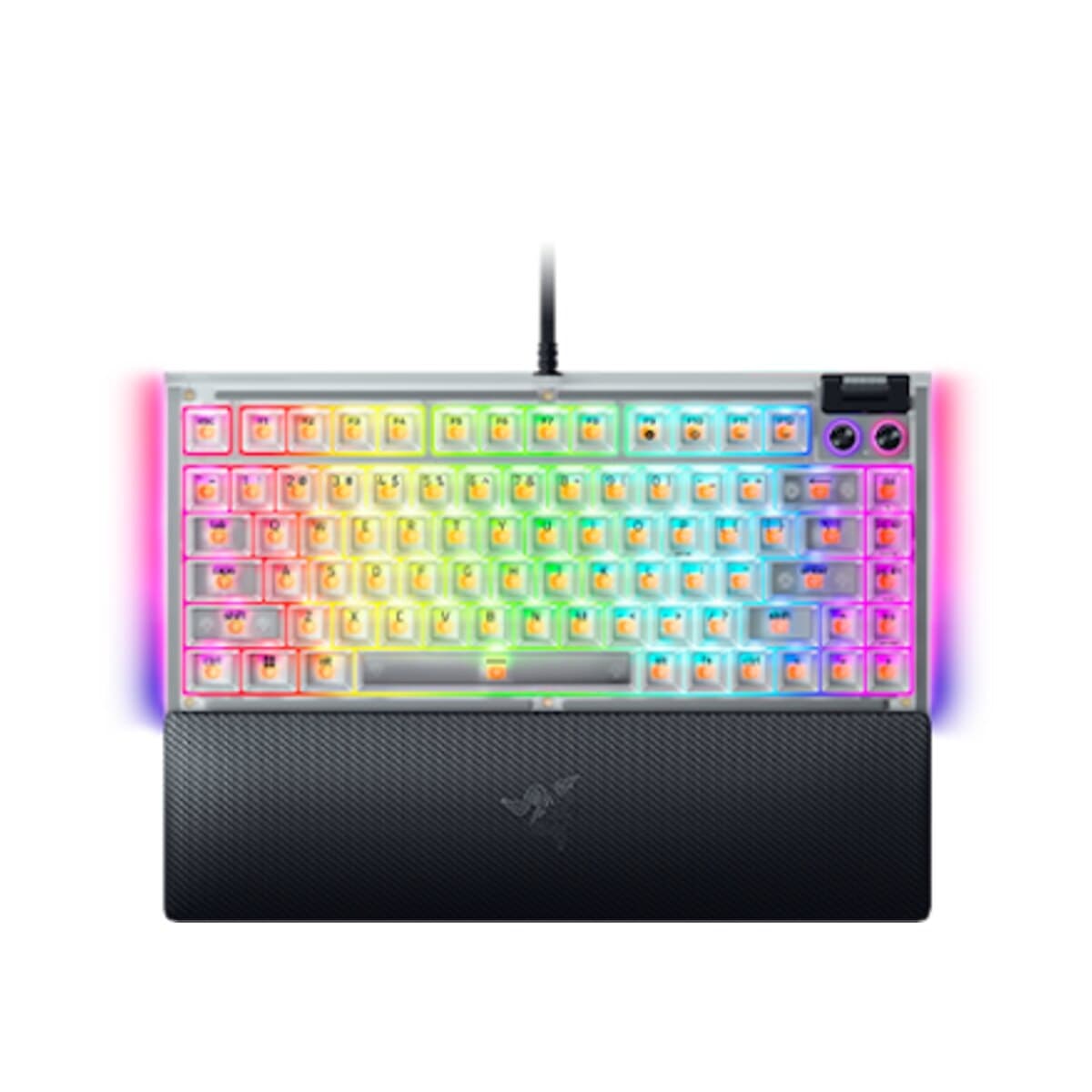 Razer BlackWidow V4 75% Phantom White EN oyun klaviaturası