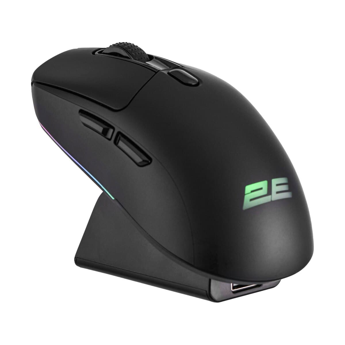 2E Gaming MG360 qara simsiz oyun siçanı