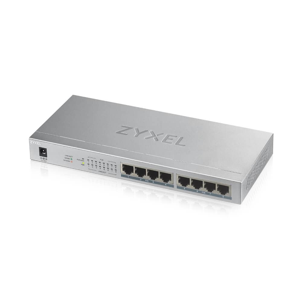 Zyxel GS1008HP 8-port PoE+ kommutator