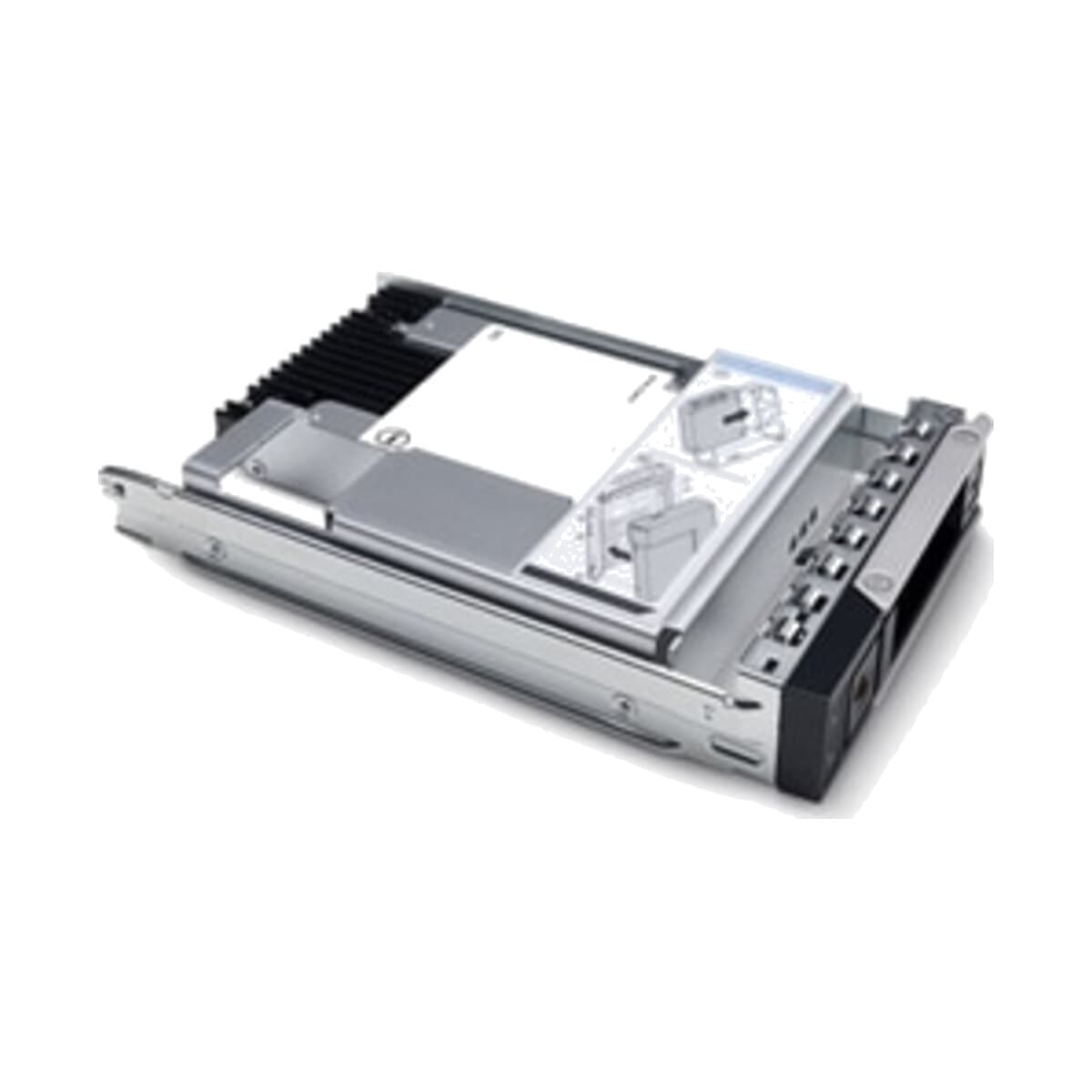 Dell 1.92TB SSD SATA Read Intensive 6Gbps 512e 2.5in with 3.5in HYB CARR, Hot-Plug