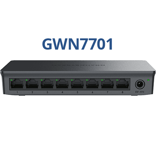 Grandstream GWN7701 8-port kommutator