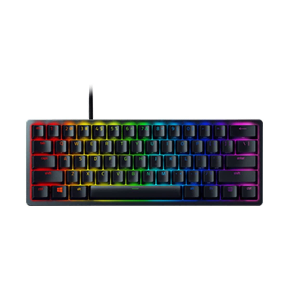 Razer Huntsman Mini Purple Switch EN/RU oyun klaviaturası