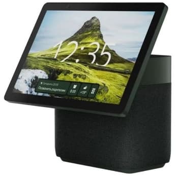 Yandex Stansiya Duo Maks 60 Vt 10,5" ağıllı kolonka, yaşıl