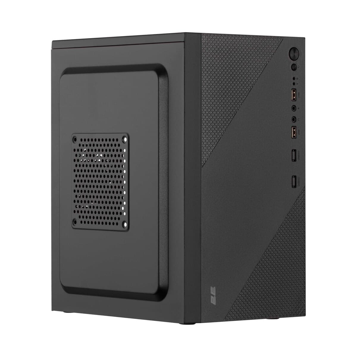 2E TeamX TMX04 mATX ATX500W qara PC korpusu