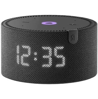 Yandex Stansiya Mini Plus 10 Vt saatlı ağıllı kolonka, qara