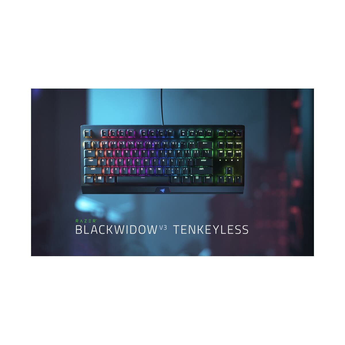 Razer BlackWidow V3 TKL Green Switch EN/RU oyun klaviaturası