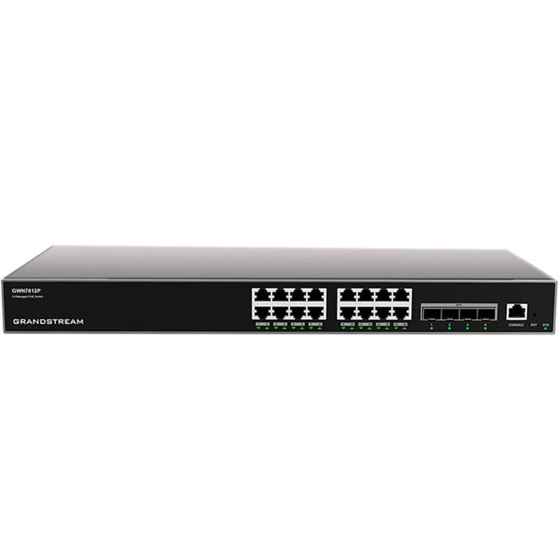 Grandstream GWN7812P 16-port PoE kommutator