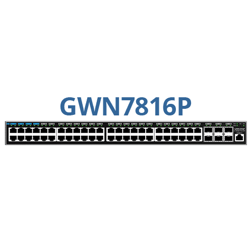 Grandstream GWN7816P 48-port PoE kommutator