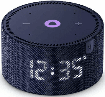 Yandex Stansiya Mini Plus 10 Vt saatlı ağıllı kolonka, göy