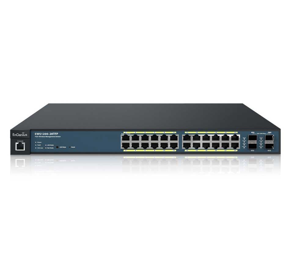 EnGenius EWS1200-28TFP 24-port PoE+ kommutator