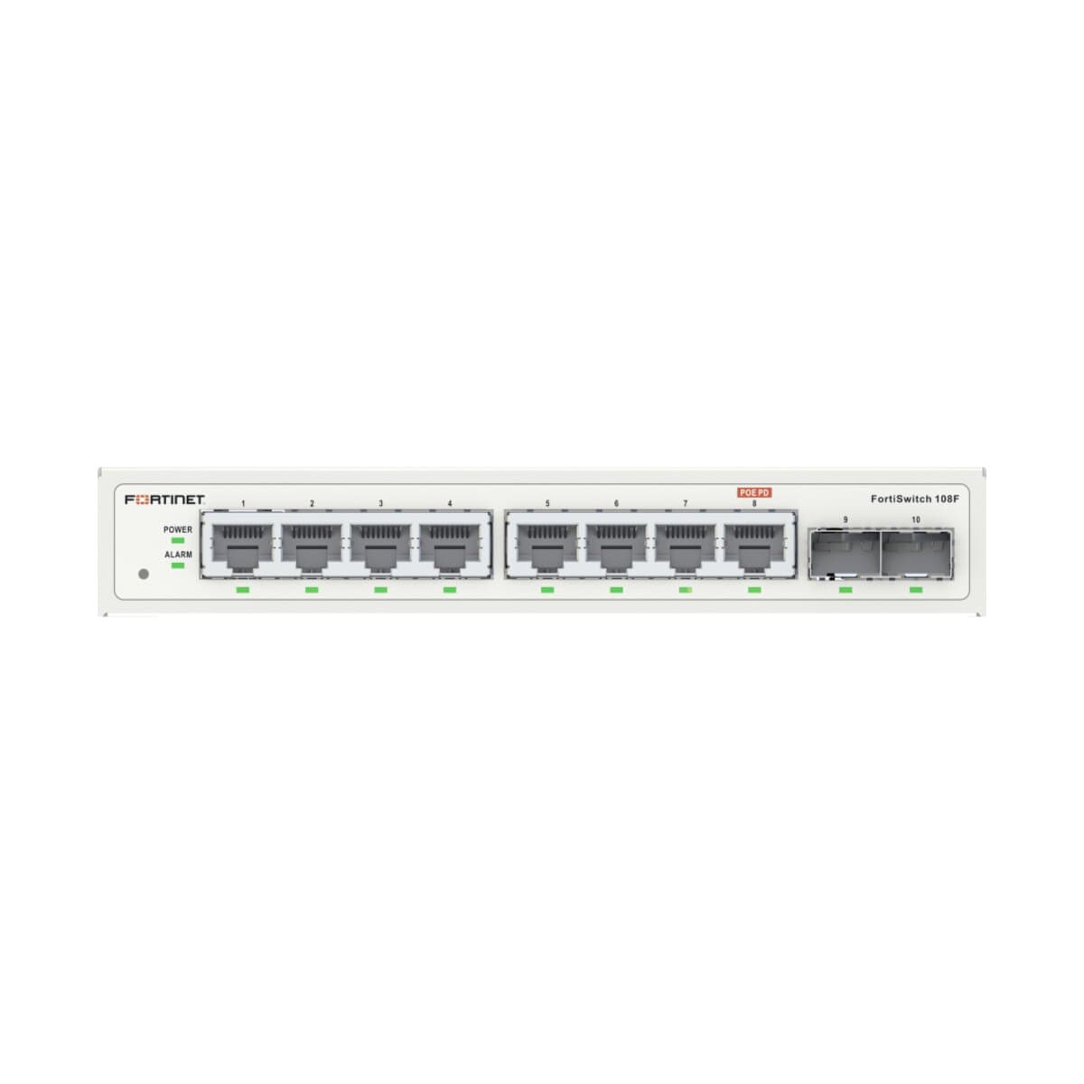 Fortinet FortiSwitch 108F 8-port fanless kommutator
