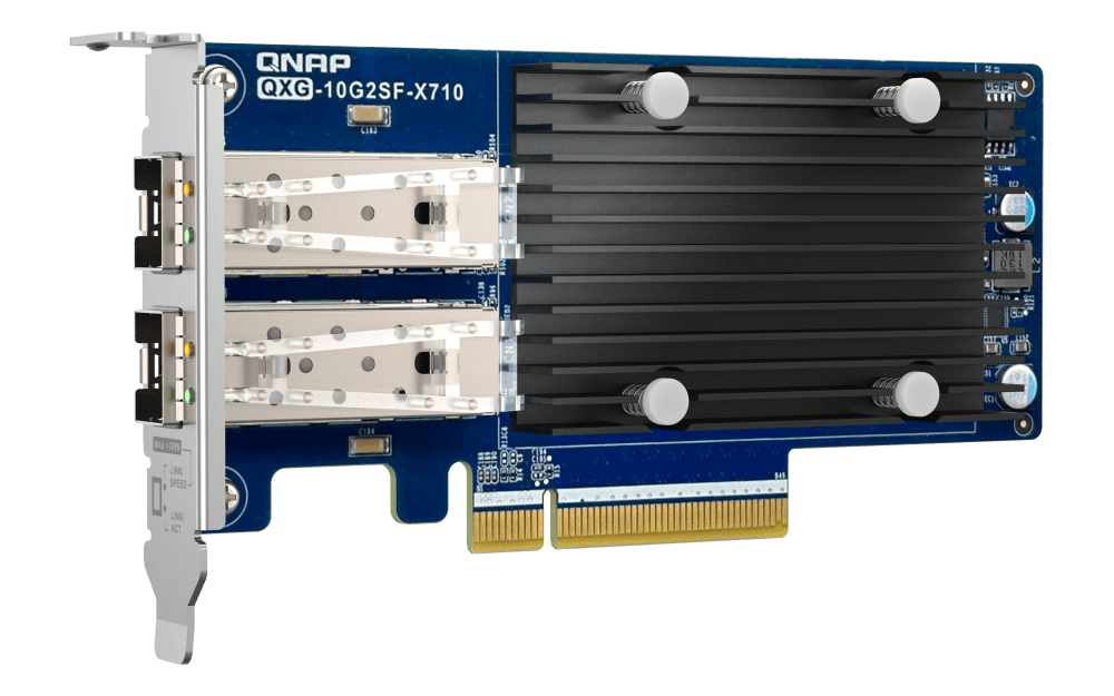 QNAP QXG-10G2SF-X710 10GbE adapter