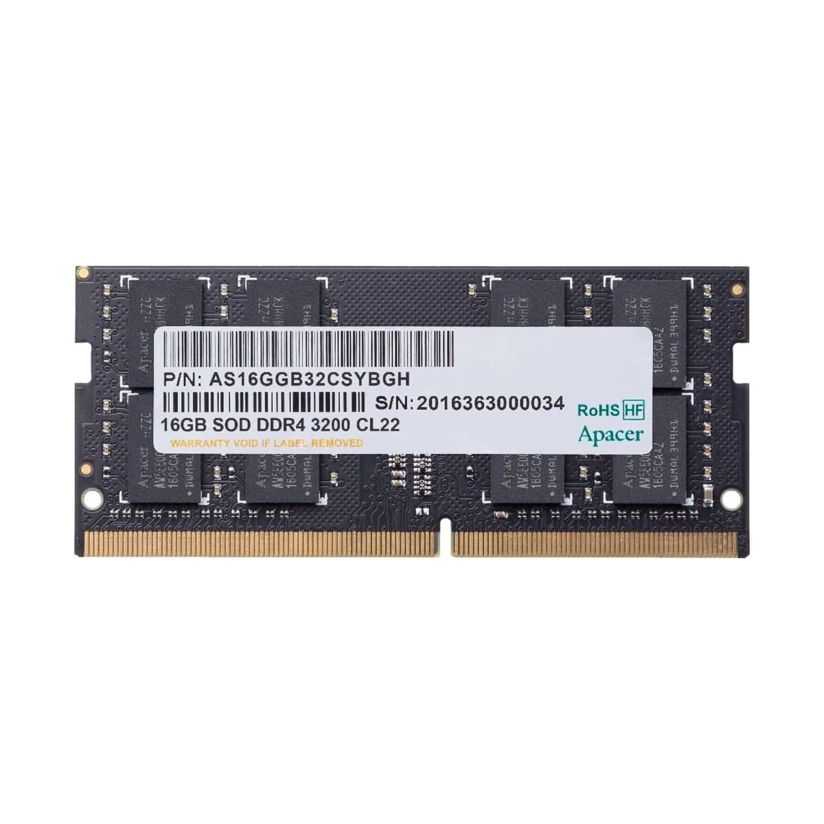 Apacer 16GB DDR4 3200 SODIMM