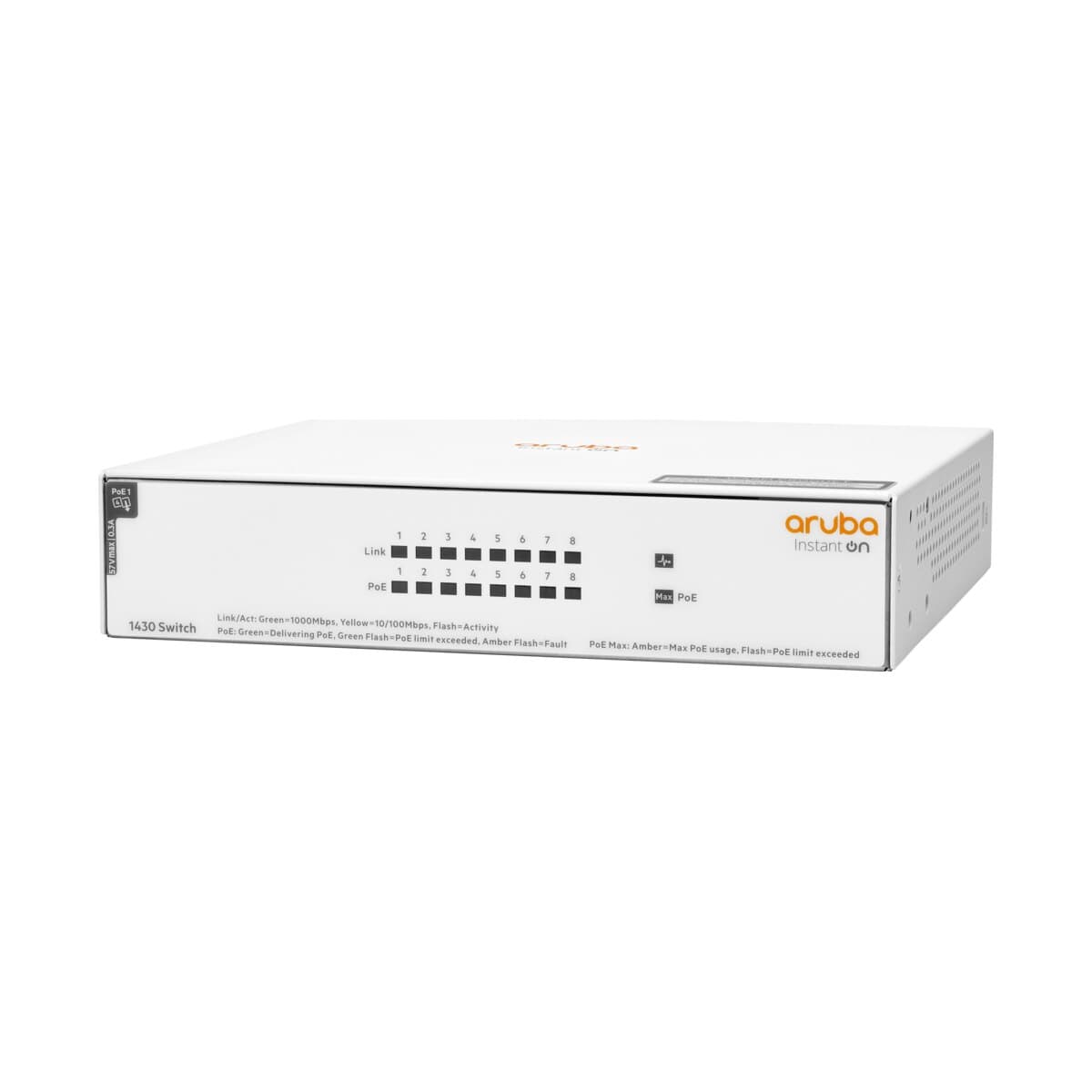 Aruba Instant On 1430 8G PoE 64W kommutator
