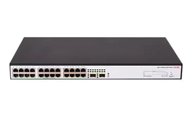 H3C S1600V2-26S-HPWR 24-port PoE+ kommutator