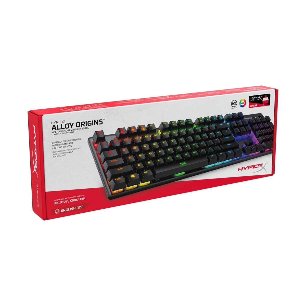 HyperX Alloy Origins HX Red RU oyun klaviaturası