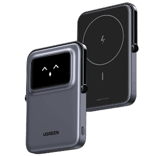 UGREEN PB571 5000mAh maqnit powerbank boz