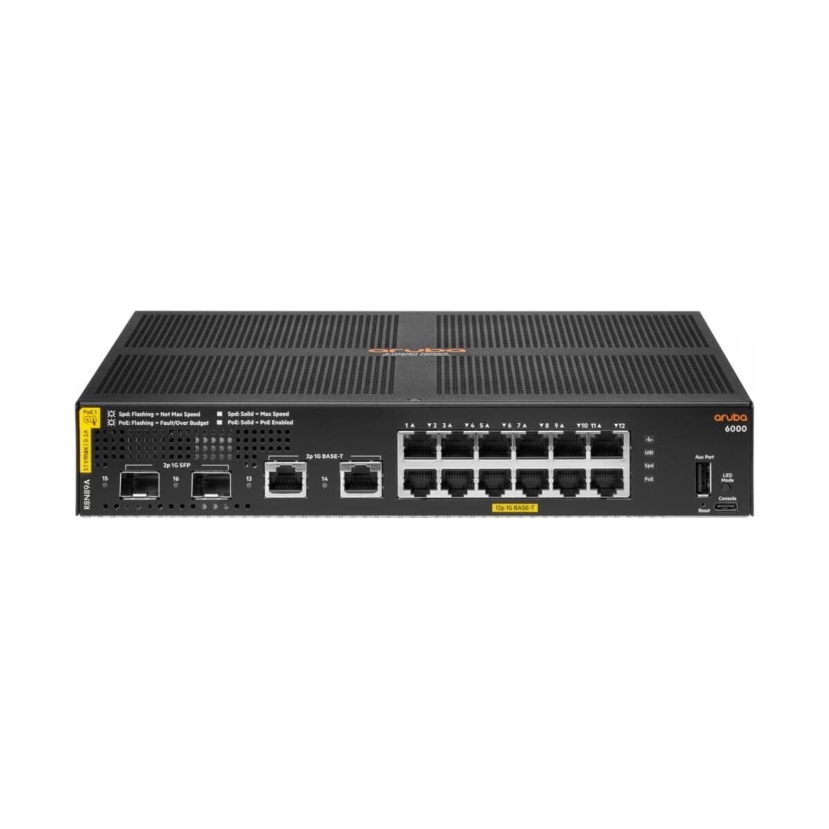 Aruba CX 6000 12G PoE 2G/2SFP 139W kommutator