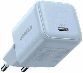 UGREEN 20W GaN şarj cihazı göy