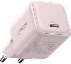 UGREEN 20W GaN şarj cihazı çəhrayı
