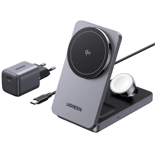 UGREEN W707 3-in-1 maqnit simsiz şarj