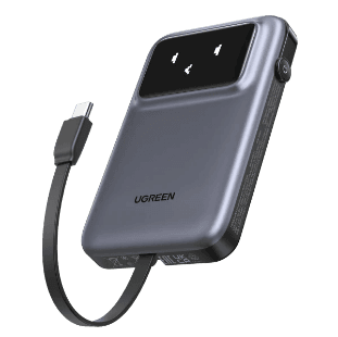 UGREEN 10000mAh daxili kabelli powerbank