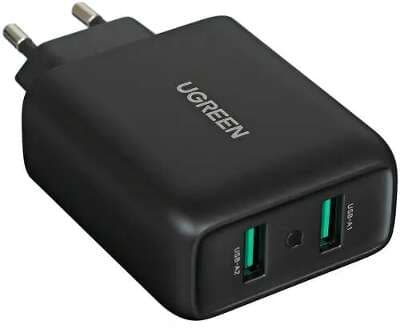 UGREEN 36W şarj cihazı qara