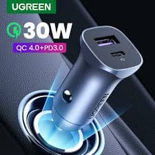 UGREEN 30W A+C avtomobil şarjı