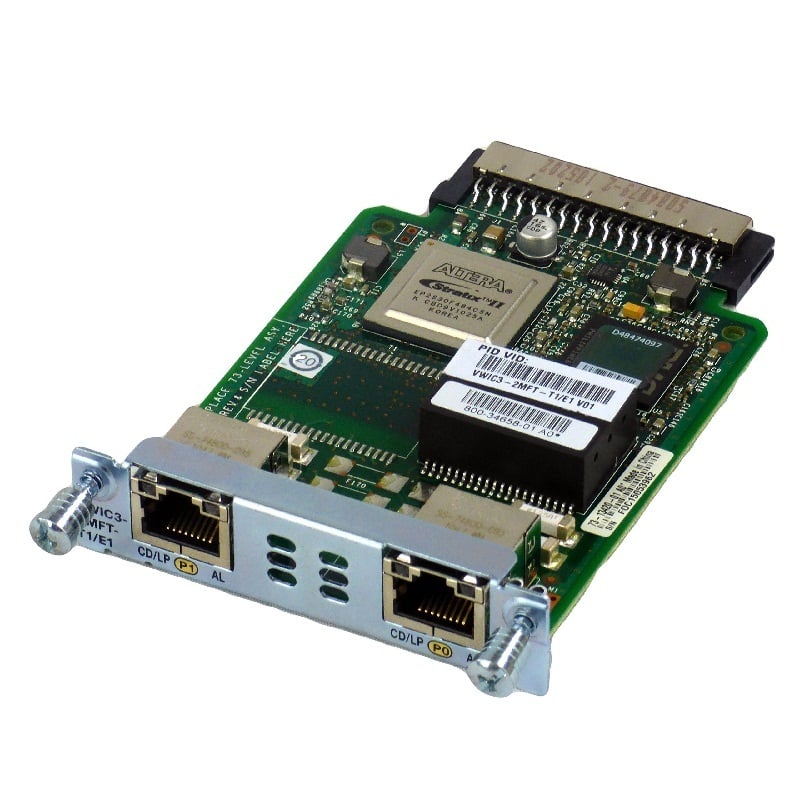 Cisco VWIC3-2MFT-T1/E1 VOICE WAN CARD (işlənmiş)