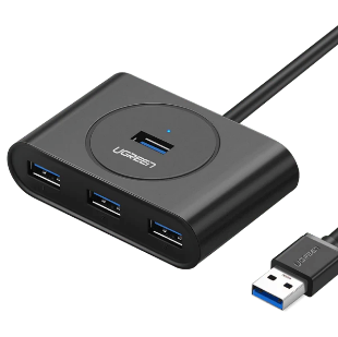 UGREEN USB 3.0 hub qara