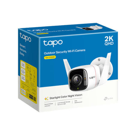 TP-Link Tapo C320WS 2K QHD 4MP Rəngli Gecə Görməli Xarici Wi-Fi Kamerası