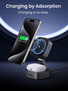 UGREEN W526 2-in-1 maqnit simsiz şarj