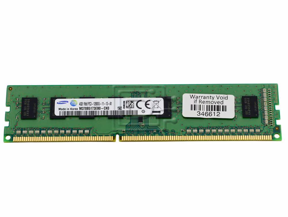 Samsung 4GB DDR3 1600MHz PC3-12800U Masaüstü Kompüter RAM (M378B5173EB0-CK0) (işlənmiş)