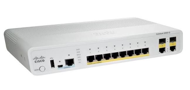 Cisco WS-C2960C-8PC-L V01 Kompakt Gigabit PoE Kommutator (işlənmiş)