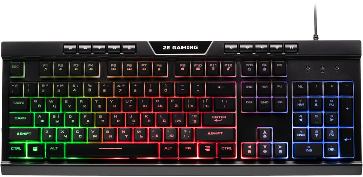 2E Gaming KG300 LED Qara Membran Oyun Klaviaturası (2E-KG300UB)