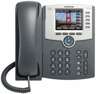 Cisco SPA525G 5-xətli rəngli Wi-Fi Bluetooth IP telefon