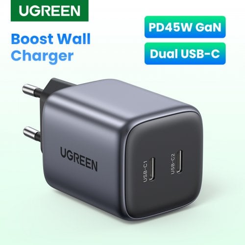UGREEN Nexode 45W şarj cihazı kosmik boz