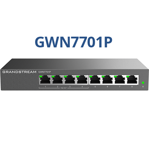 Grandstream GWN7701P 8-port PoE kommutator