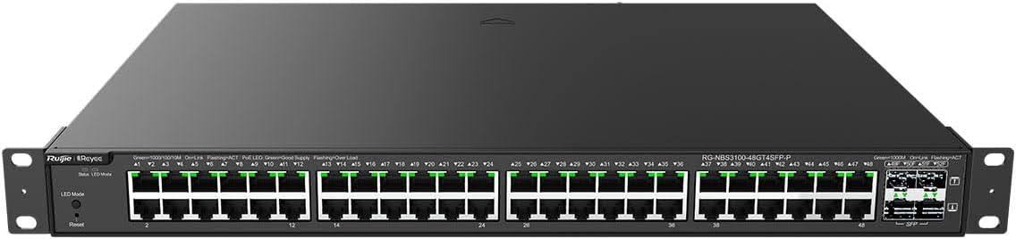 Ruijie Reyee RG-NBS3100-48GT4SFP-P 48-Port Gigabit PoE+ 4 SFP Cloud Switch (370W)
