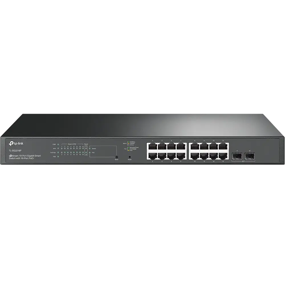 TP-Link SG2218P Gigabit PoE+ Smart Kommutator