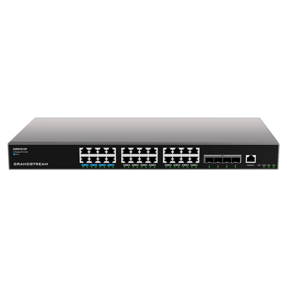 Grandstream GWN7813P 24-port PoE kommutator