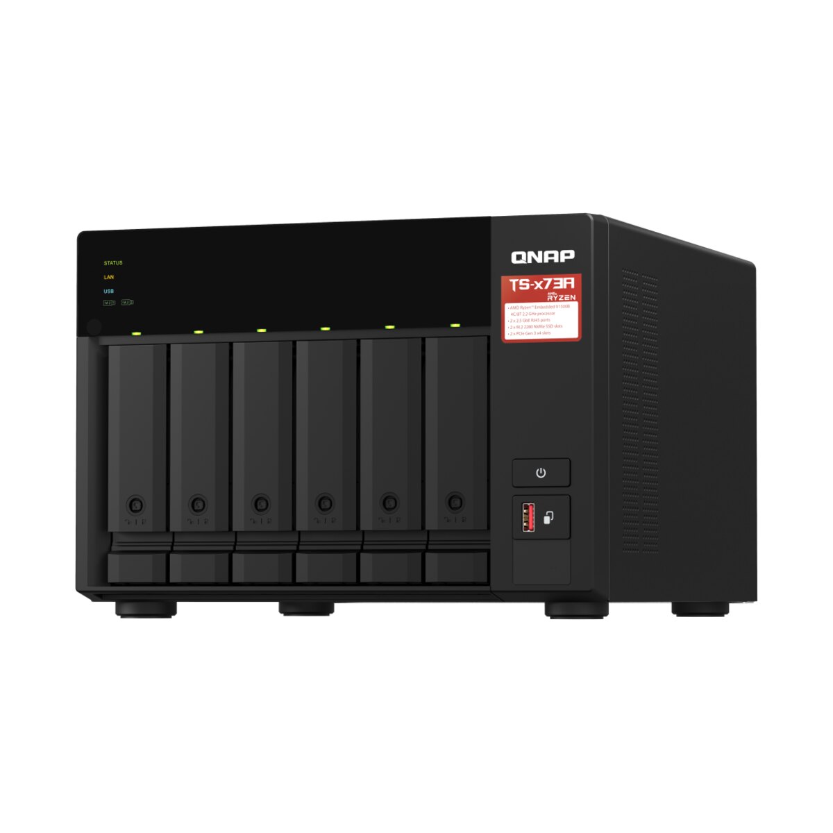 QNAP TS-673A-8G 6-bay NAS
