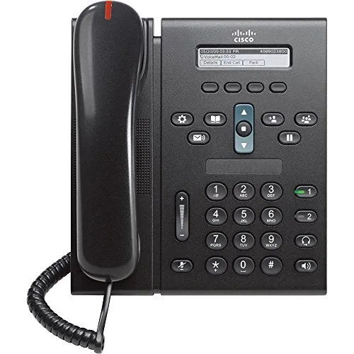 Cisco CP-6921 2-xətli qara masaüstü IP telefon