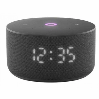 Yandex Stansiya Mini 3 12 Vt saatlı ağıllı kolonka, qara