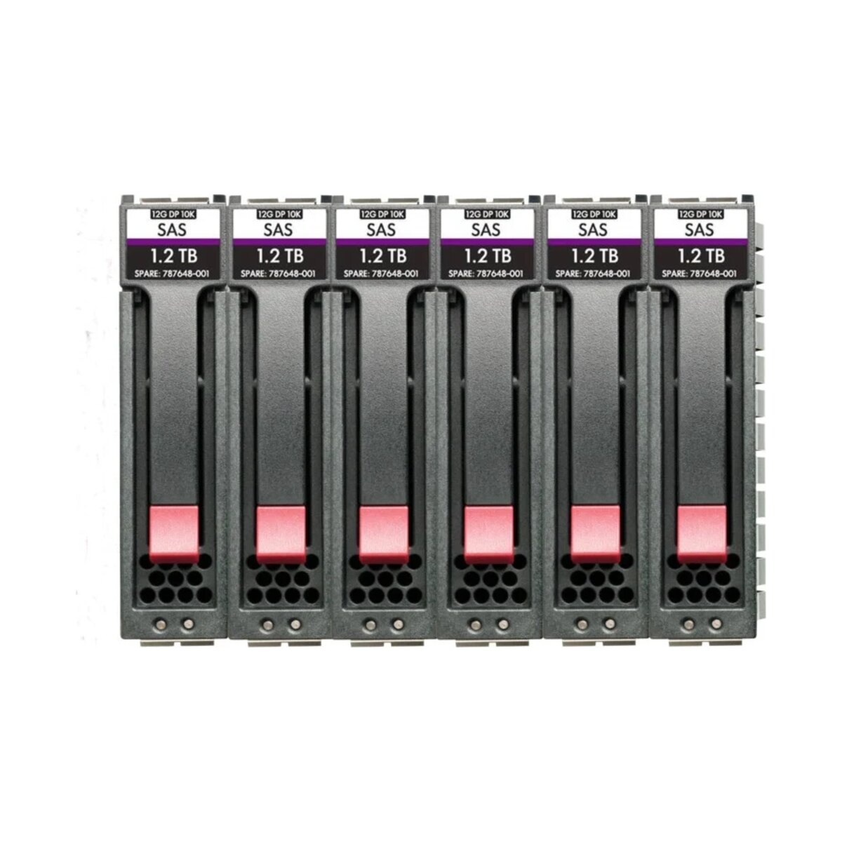 HPE MSA 5.4TB SAS 12G Enterprise 15K SFF (2.5in) M2 3yr Wty 6-pack HDD Bundle