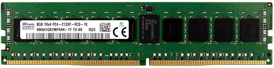 SK hynix 16GB DDR3L 1600MHz PC3L-12800R ECC RDIMM Server RAM (HMT42GR7BFR4A-PB) (işlənmiş)