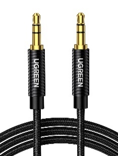UGREEN 3.5 mm - 3.5 mm audio kabel 1 m qara