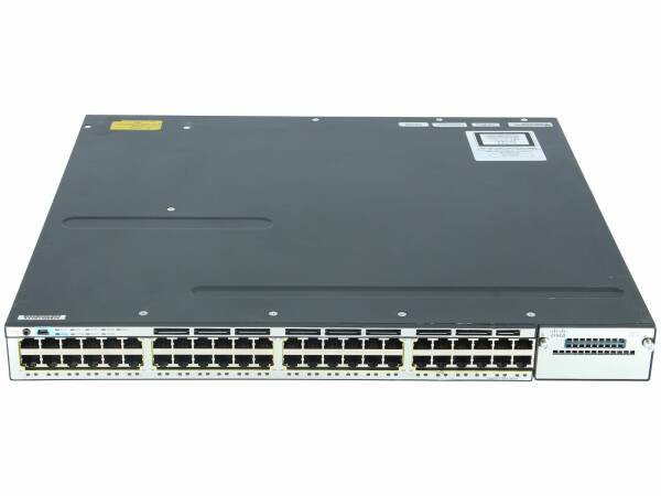 Cisco WS-C3750X-48PF-S Stackable Gigabit PoE+ Kommutator (işlənmiş)