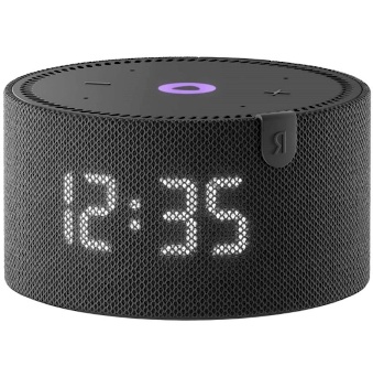 Yandex Stansiya Mini Plus 10 Vt saatlı ağıllı kolonka, qara